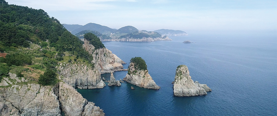 한려수도 풍경