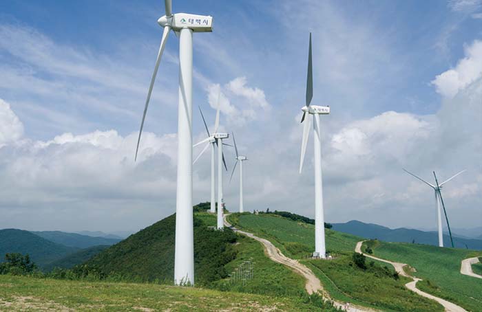 ‘바람의 언덕’ 풍력발전기